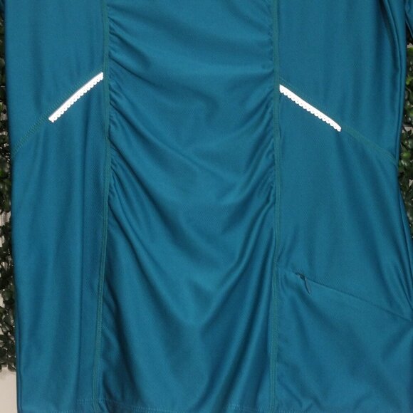 Athleta Wildly Wick It Teal Shirt Size Large - Picture 6 of 13